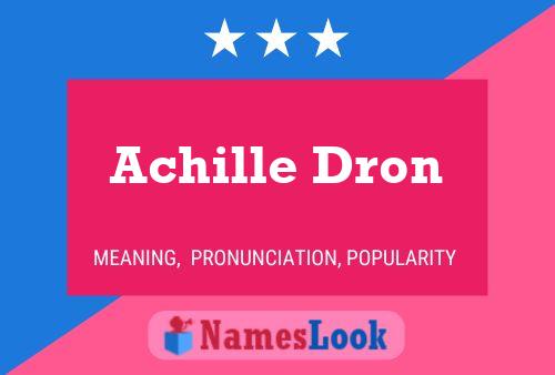 Постер имени Achille Dron