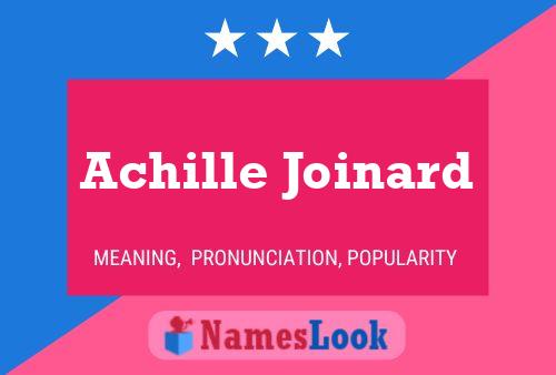 Постер имени Achille Joinard