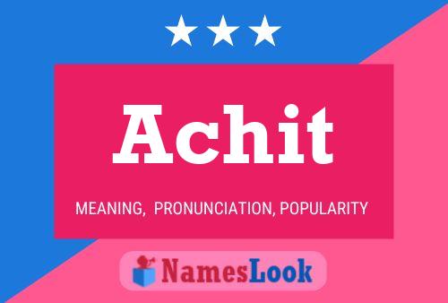 Постер имени Achit