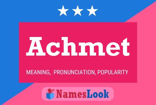 Постер имени Achmet