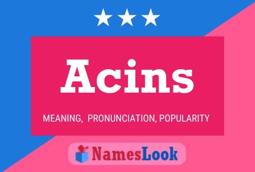 Постер имени Acins