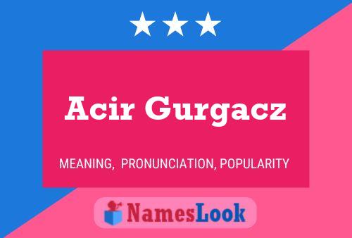 Постер имени Acir Gurgacz