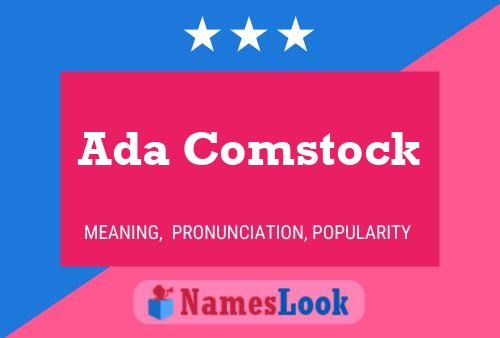 Постер имени Ada Comstock