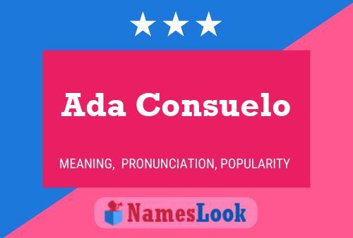 Постер имени Ada Consuelo