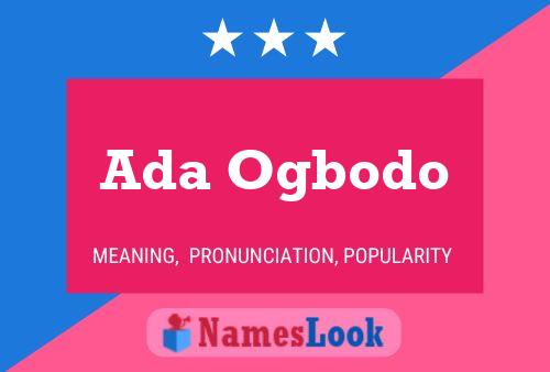 Постер имени Ada Ogbodo