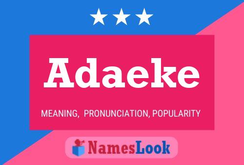 Постер имени Adaeke