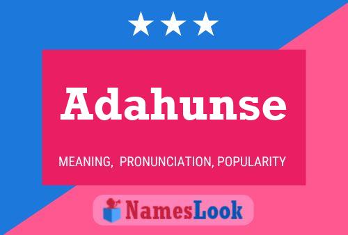 Постер имени Adahunse