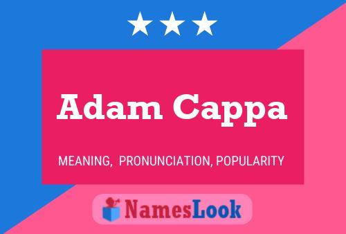 Постер имени Adam Cappa