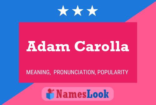 Постер имени Adam Carolla