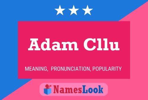 Постер имени Adam Cllu