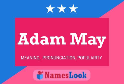 Постер имени Adam May