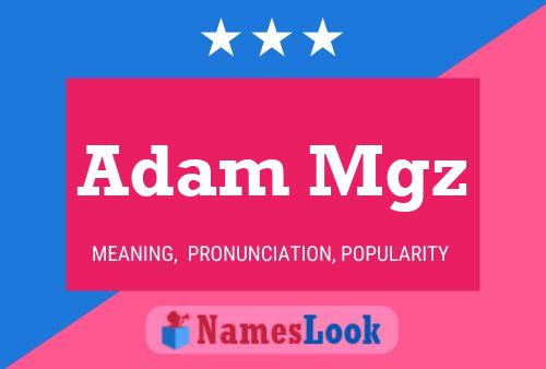 Постер имени Adam Mgz