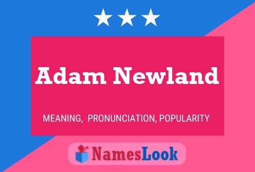 Постер имени Adam Newland