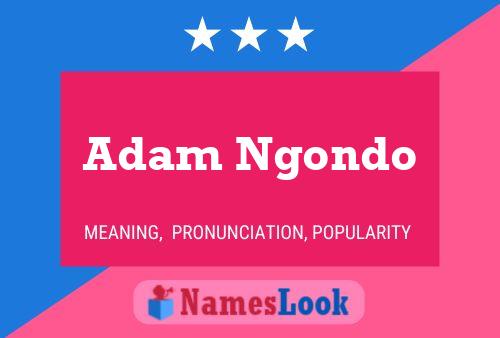 Постер имени Adam Ngondo