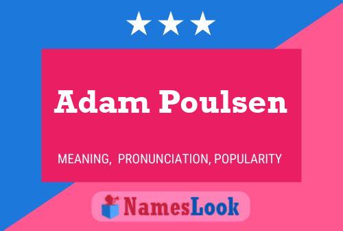 Постер имени Adam Poulsen