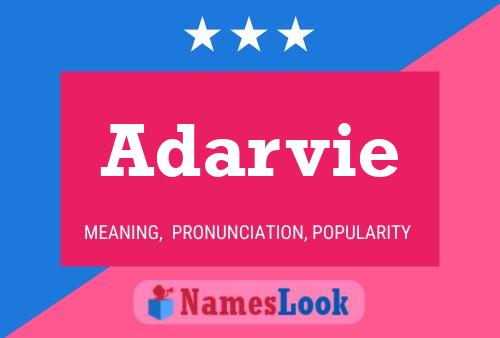 Постер имени Adarvie