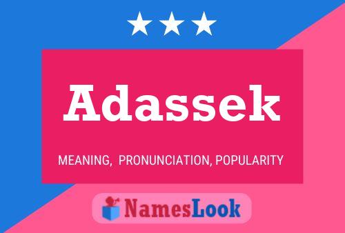 Постер имени Adassek