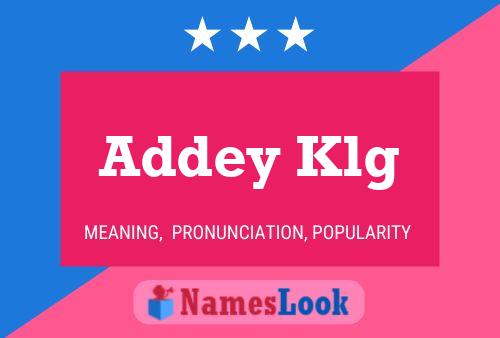 Постер имени Addey Klg