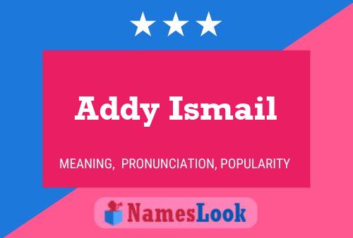 Постер имени Addy Ismail