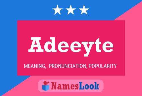 Постер имени Adeeyte