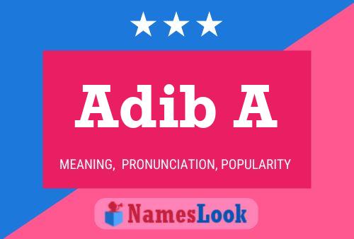 Постер имени Adib A