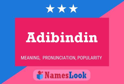 Постер имени Adibindin