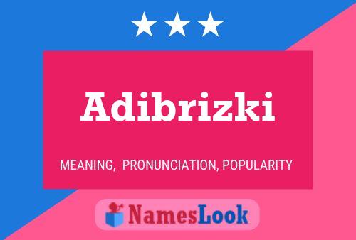 Постер имени Adibrizki