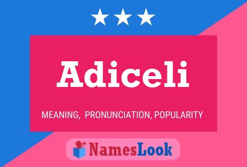 Постер имени Adiceli