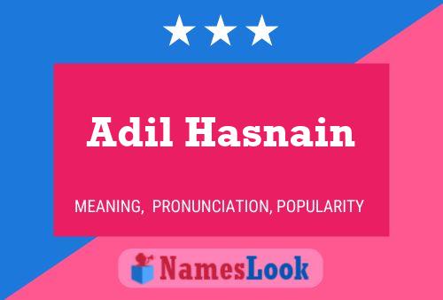 Постер имени Adil Hasnain