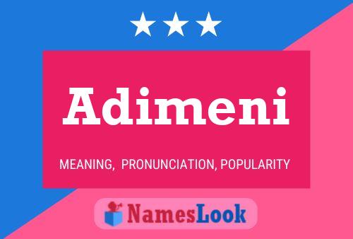 Постер имени Adimeni