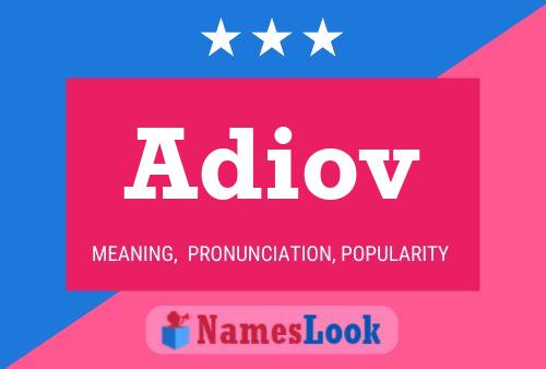 Постер имени Adiov