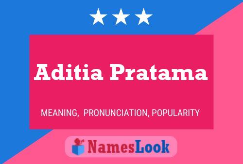 Постер имени Aditia Pratama