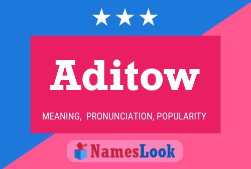 Постер имени Aditow