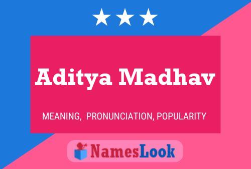 Постер имени Aditya Madhav