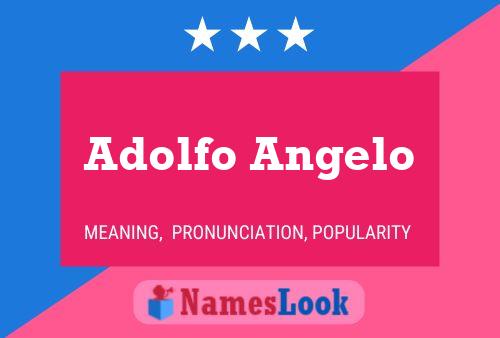 Постер имени Adolfo Angelo