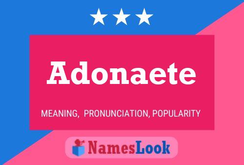 Постер имени Adonaete