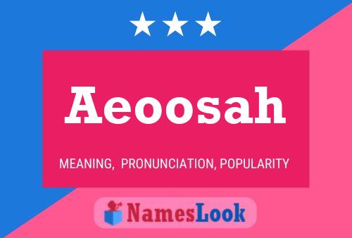 Постер имени Aeoosah