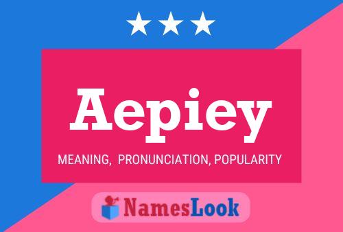 Постер имени Aepiey