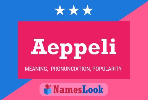 Постер имени Aeppeli