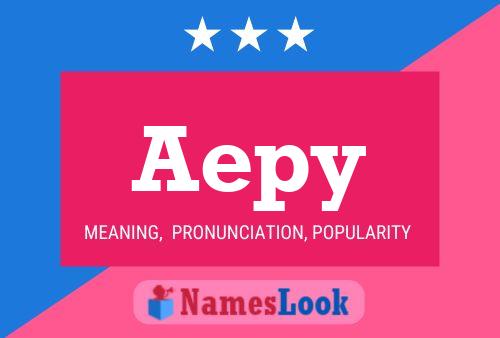 Постер имени Aepy