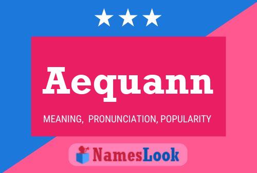 Постер имени Aequann