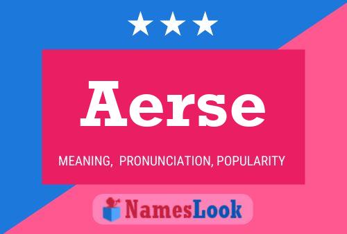 Постер имени Aerse