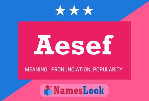 Постер имени Aesef