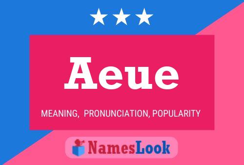 Постер имени Aeue