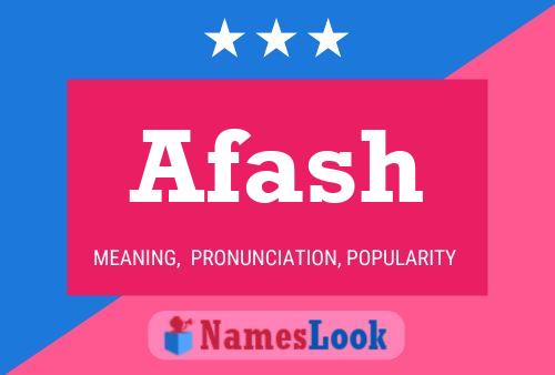 Постер имени Afash