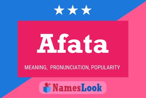 Постер имени Afata