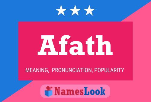 Постер имени Afath