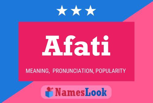 Постер имени Afati