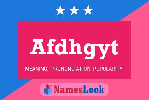 Постер имени Afdhgyt