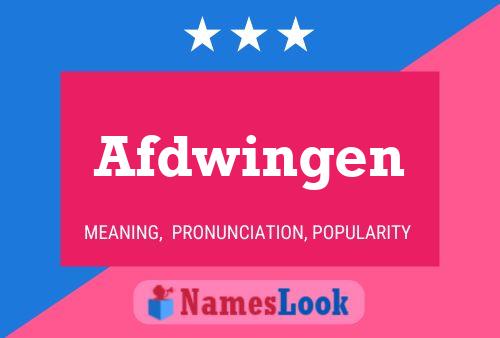 Постер имени Afdwingen